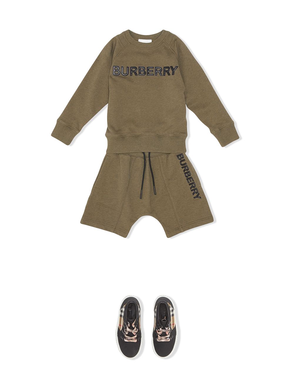 фото Burberry kids толстовка с логотипом