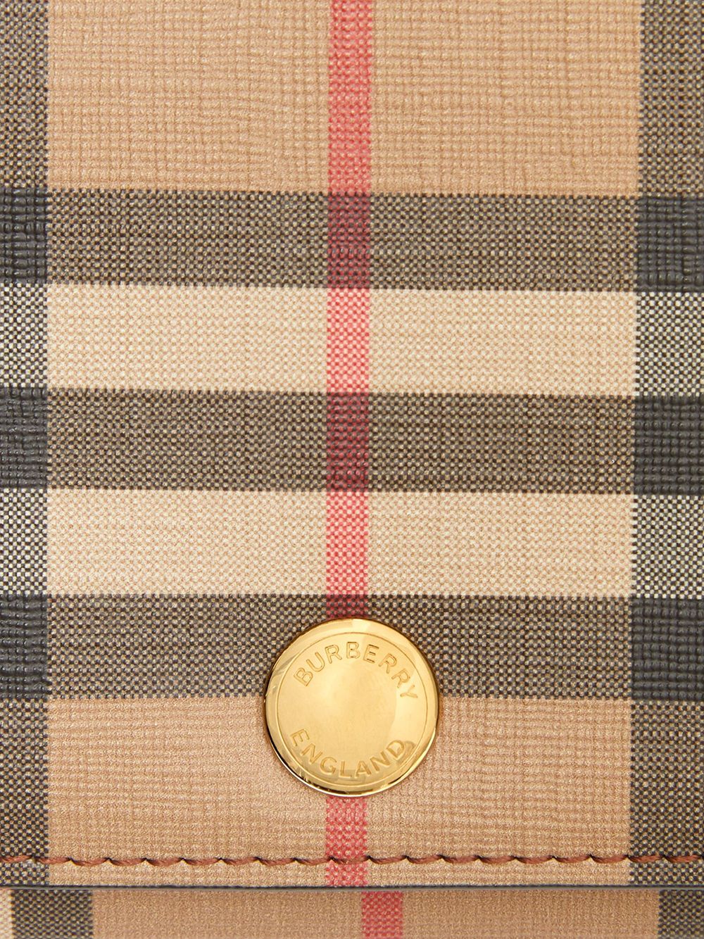 фото Burberry кошелек в клетку vintage check со съемным ремешком