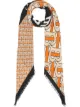 Image 1 of Burberry Monogram print large square scarf