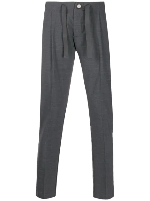 Entre Amis micro pleats tailored trousers