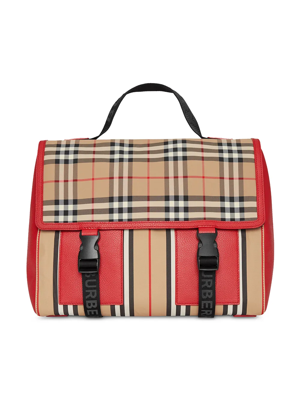 фото Burberry kids рюкзак в клетку vintage check и полоску icon stripe