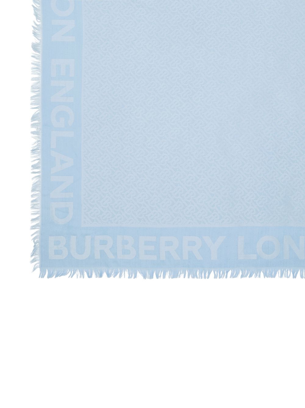 фото Burberry жаккардовый платок с монограммой