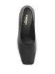 Burberry Gold-plated Detail Lambskin Block-heel Pumps