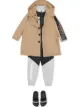 الصورة 2 من Burberry Kids معطف بطبعة