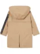 Burberry Kids معطف بطبعة