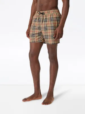 mens burberry swim shorts
