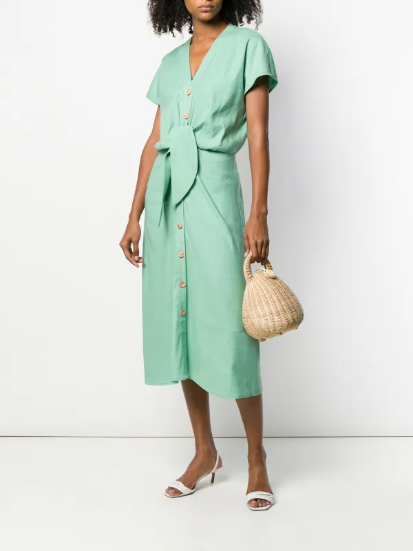 veronica beard linen dress