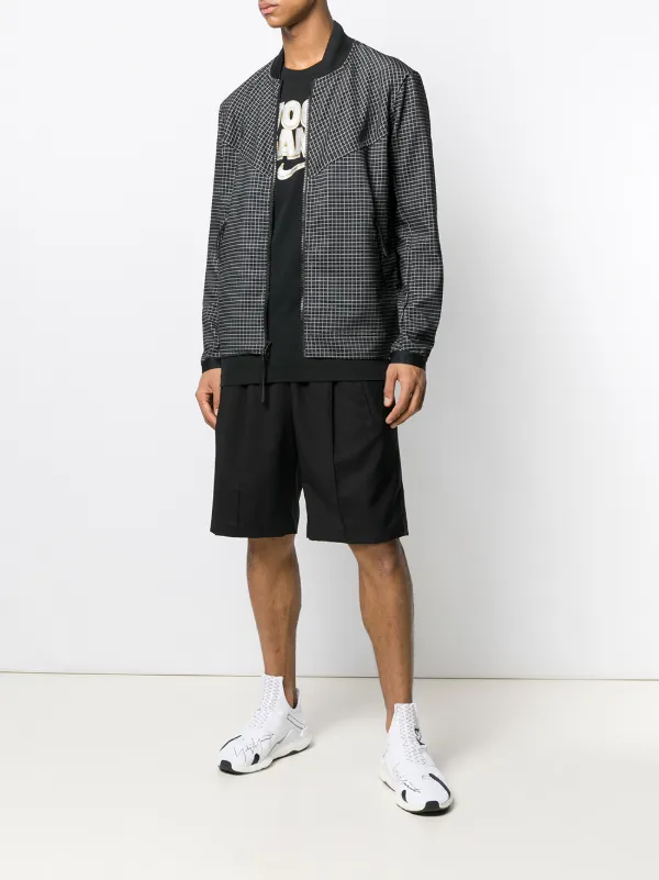 Nike Check Bomber Jacket | Black | FARFETCH