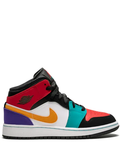 Jordan Kids Air Jordan 1 Mid  "Multicolor" sneakers