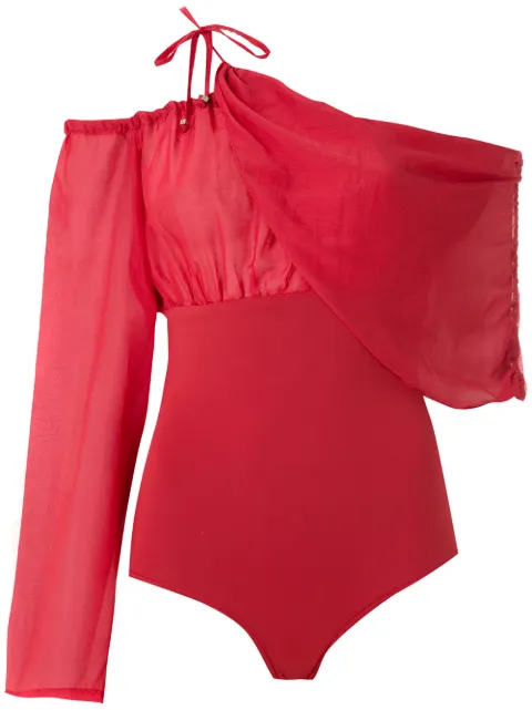 Amir Slama drape one shoulder body