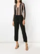 Image 2 of Amir Slama floral sheer panelled body