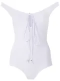 Amir Slama lace-up bodysuit - White