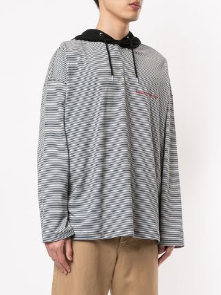loose hoodie with stripes展示图