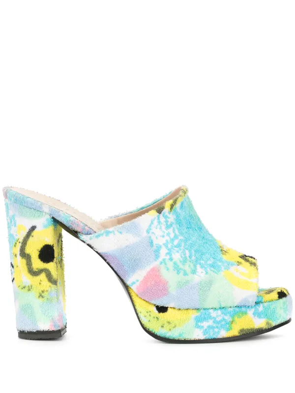 chanel flower sandals