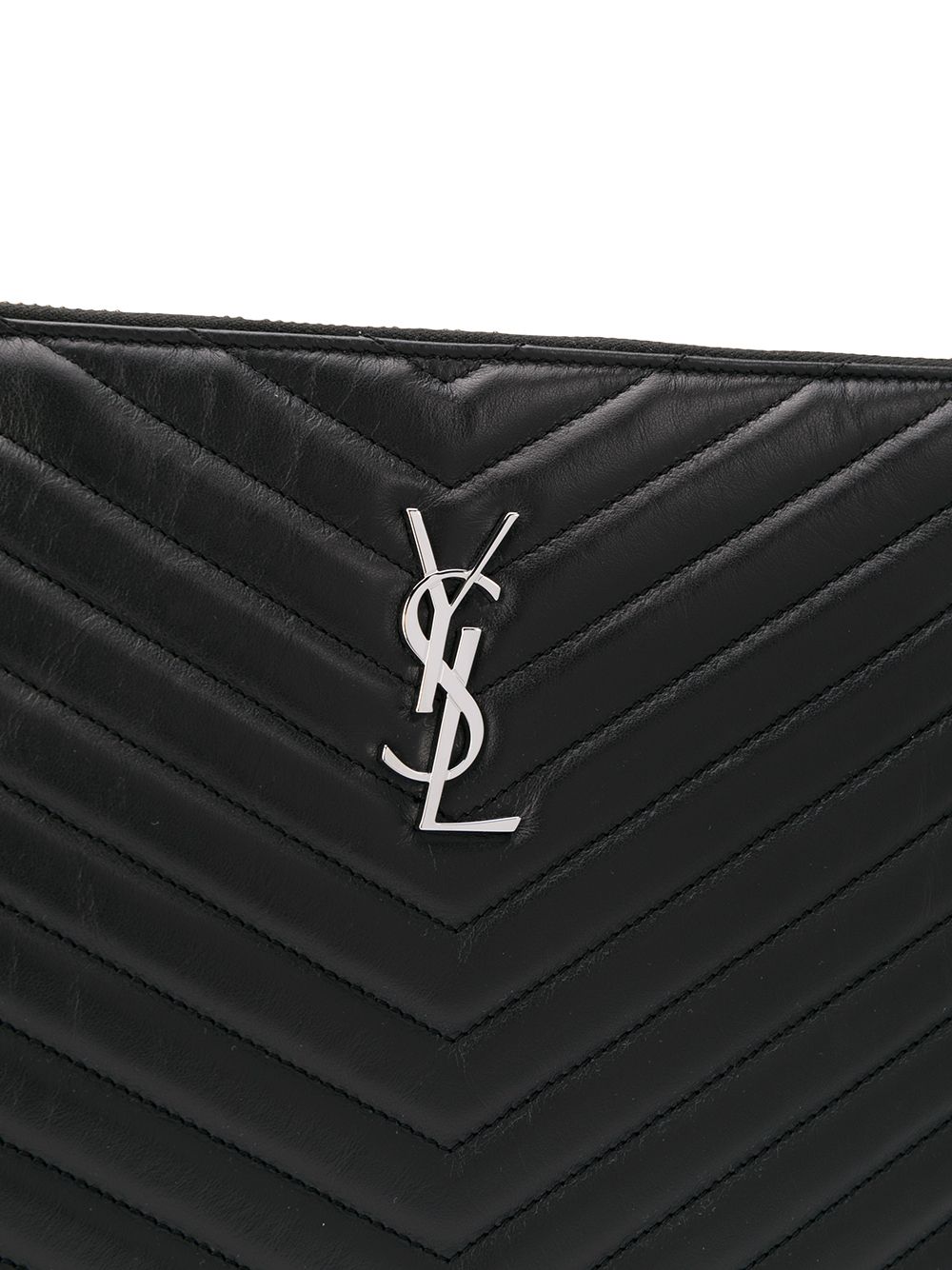 фото Saint Laurent клатч Jolie Monogram