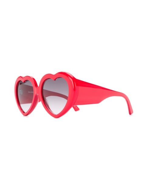 balenciaga heart glasses