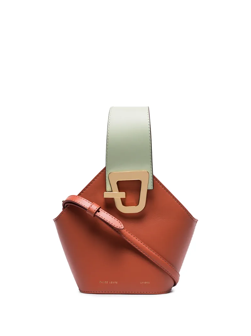Danse Lente Bags DANSE LENTE MINI JOHNNY BUCKET BAG - ORANGE