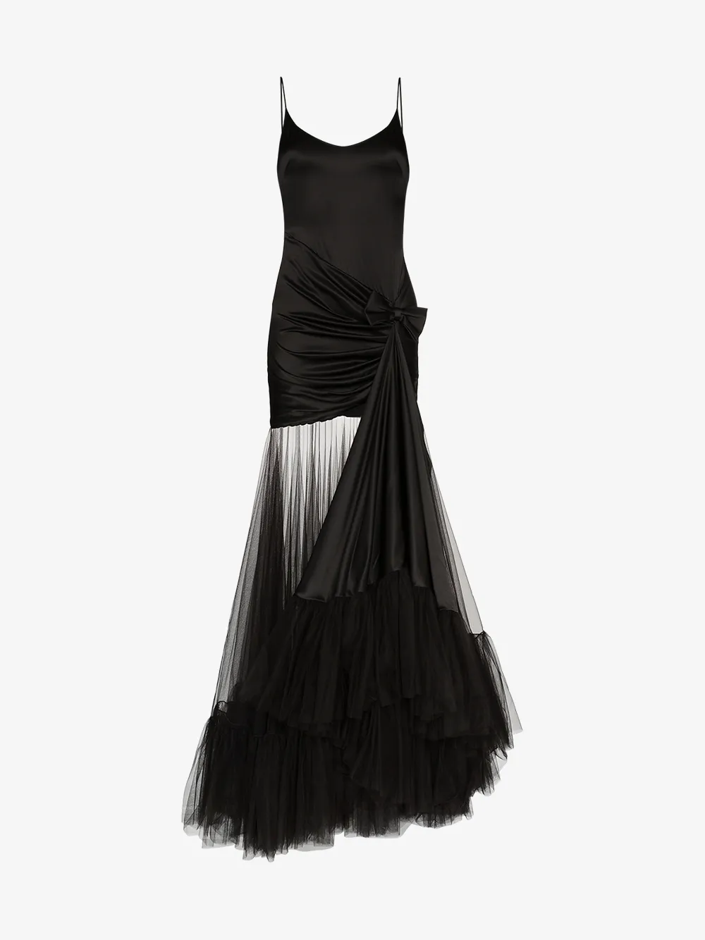 Alessandra Rich Tops ALESSANDRA RICH TULLE TRAIN GOWN