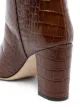 Paris Texas crocodile-effect 80mm boots