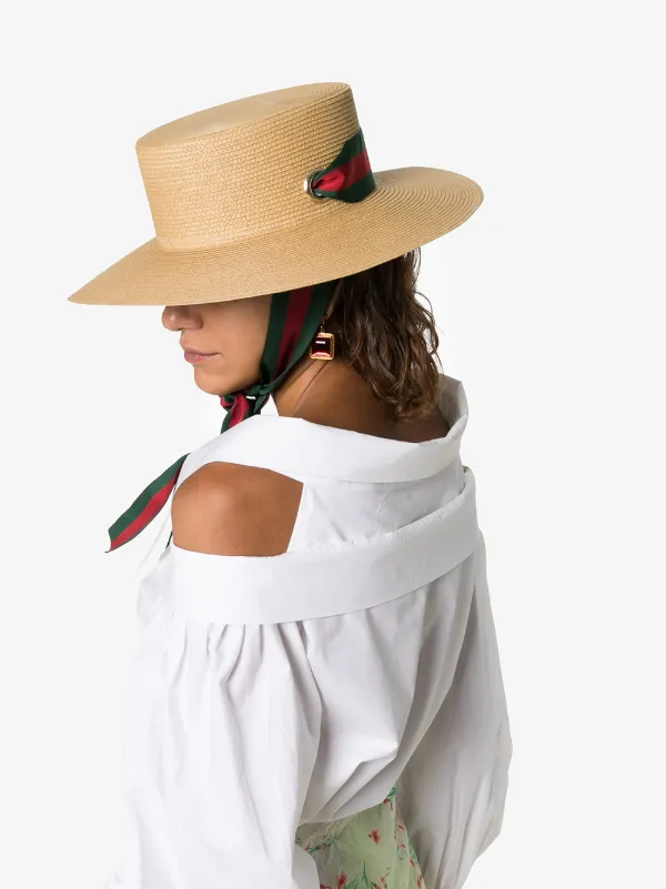 gucci papier wide brim hat