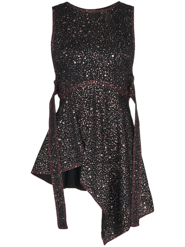asymmetrical peplum top