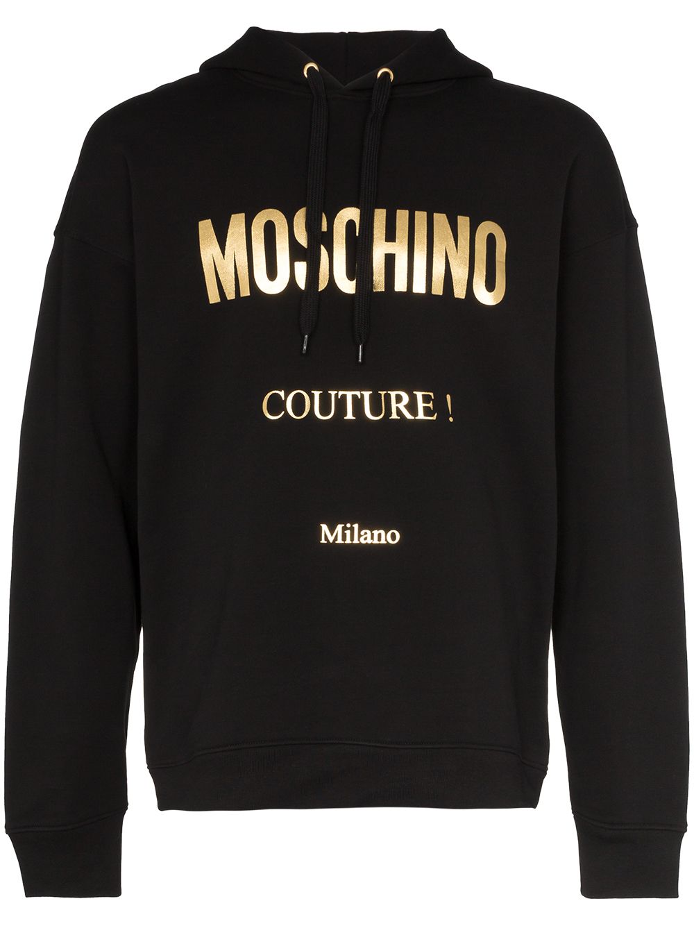 Moschino Couture Logo Printed Hoodie - Farfetch