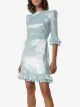 The Vampire's Wife Festival lamé mini dress