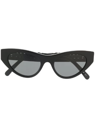 stella mccartney cat eye sunglasses black