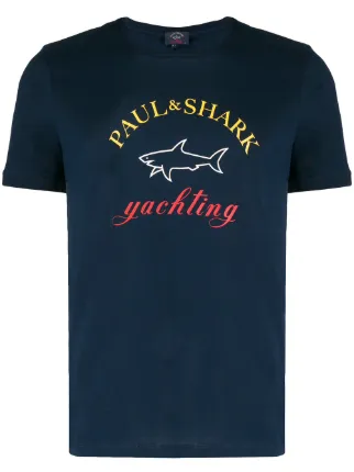 Paul & Shark Logo T-shirt | Blue | FARFETCH AZ