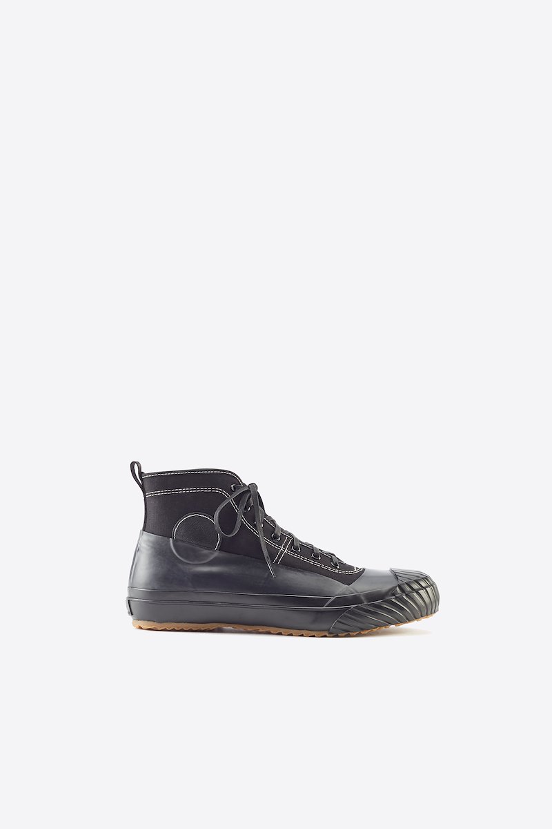 Canvas High-Top Sneaker-black #0 Canvas High-Top Sneaker, BLACK Natural (Veg)->Cotton CANVAS HIGH TOP from 3.1 Phillip Lim. - 0
