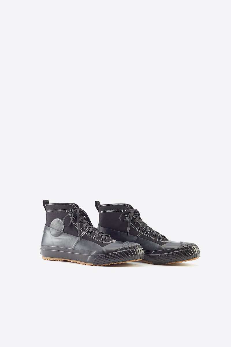 Canvas High-Top Sneaker-black #1 Canvas High-Top Sneaker, BLACK Natural (Veg)->Cotton CANVAS HIGH TOP from 3.1 Phillip Lim. - 1