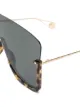 Gucci Eyewear массивные солнцезащитные очки-авиаторы