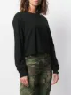John Elliott jersey long-sleeved cropped T-shirt