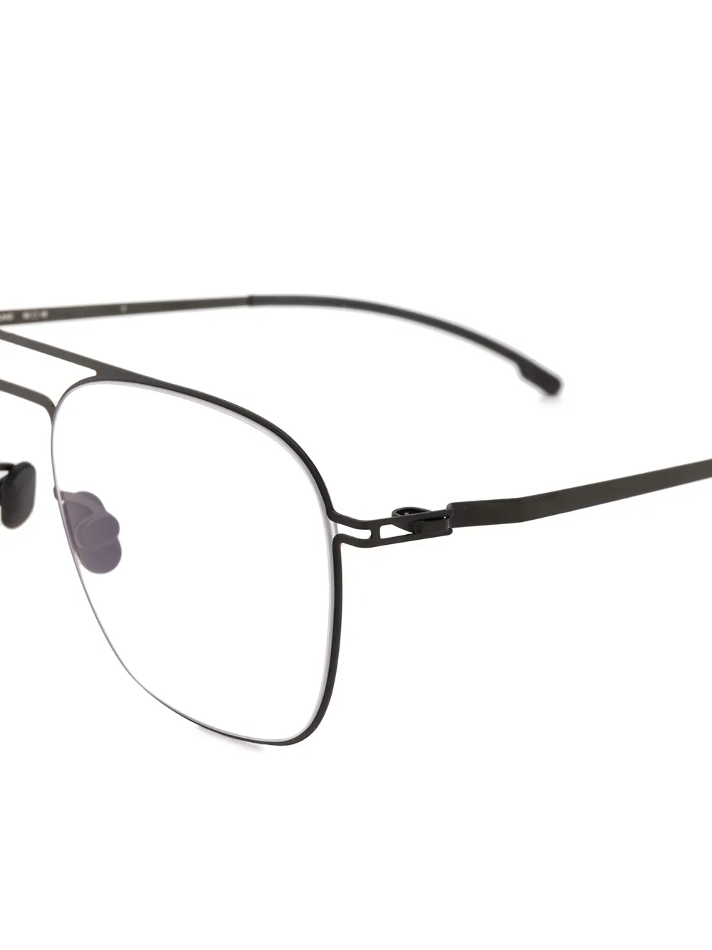 Mykita Bril met vierkant montuur Zwart