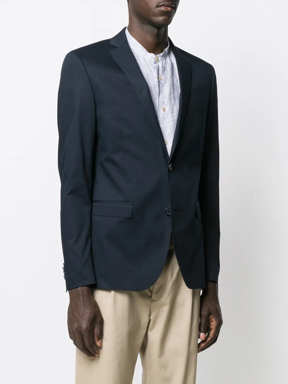  Corneliani Sakko Mit Zwei Knöpfen   Blau 