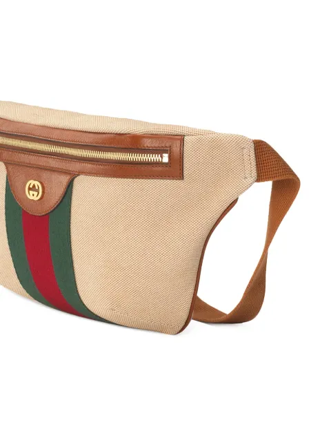 gucci vintage canvas belt bag