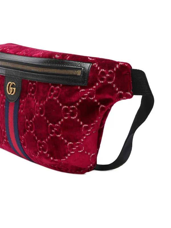 gg velvet belt bag