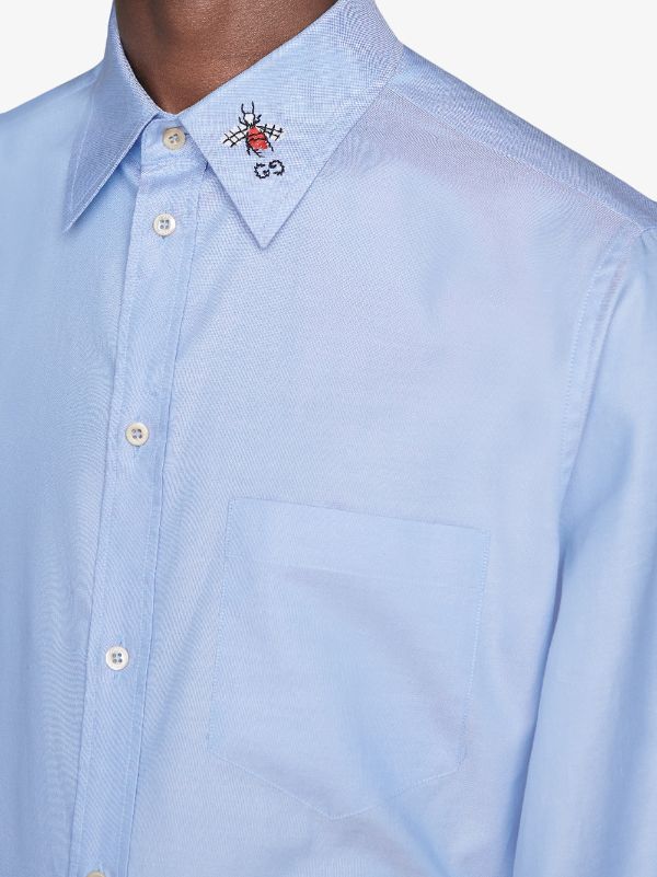 embroidered oxford shirt