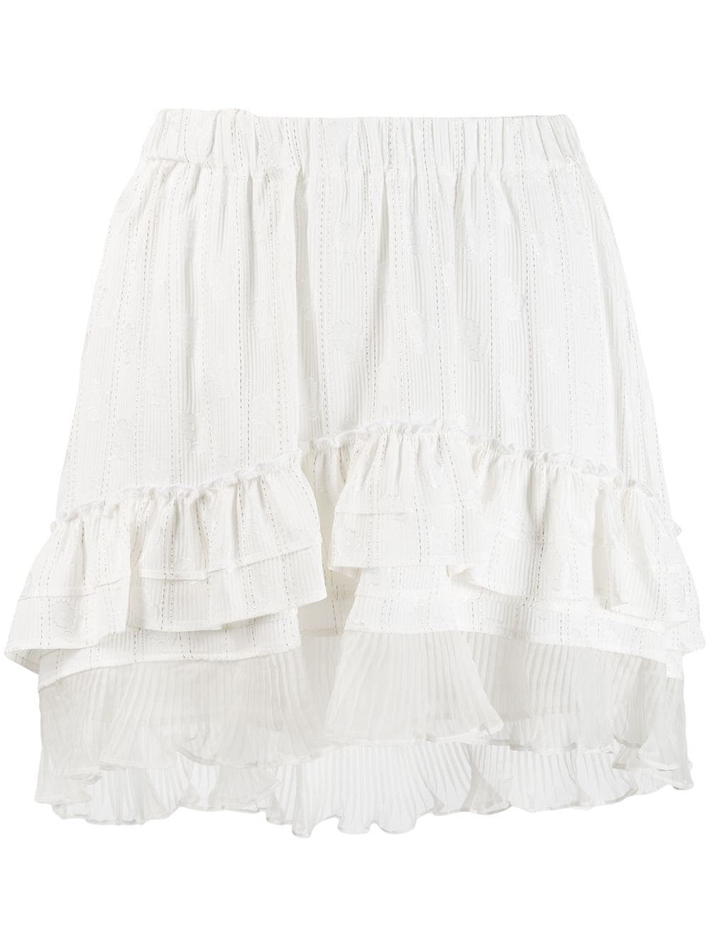 фото Isabel marant короткая юбка с оборками