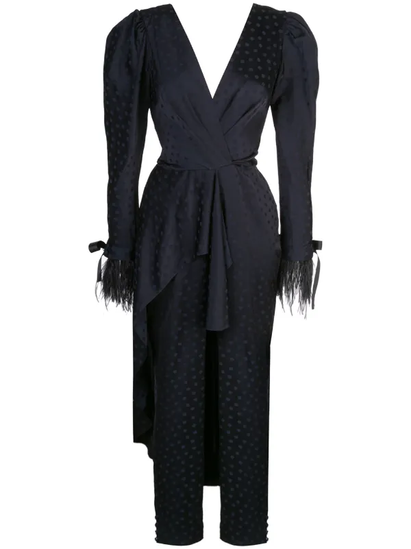 feather jumpsuit