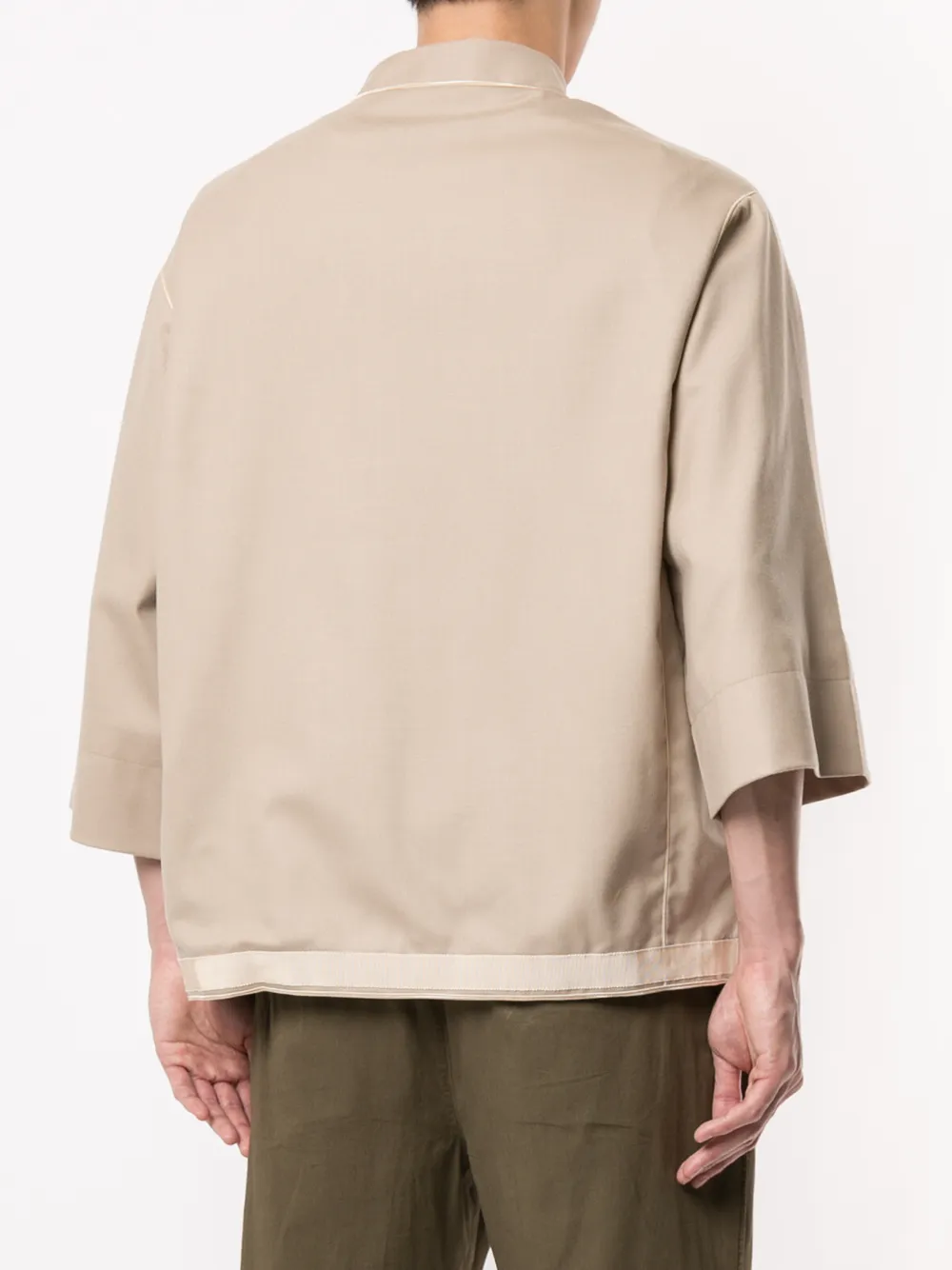 Haider Ackermann Shirt in Chinese stijl Bruin