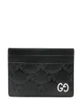 Gucci GG-plaque card holder - Black