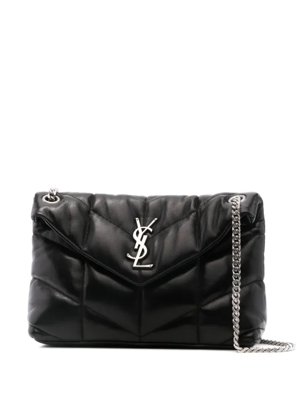 ショルダーバッグ・ポシェット SAINT LAURENT SMALL LOULOU SHOULDER BAG Saint Laurent Small Loulou Shoulder Bag | Black | FARFETCH CA