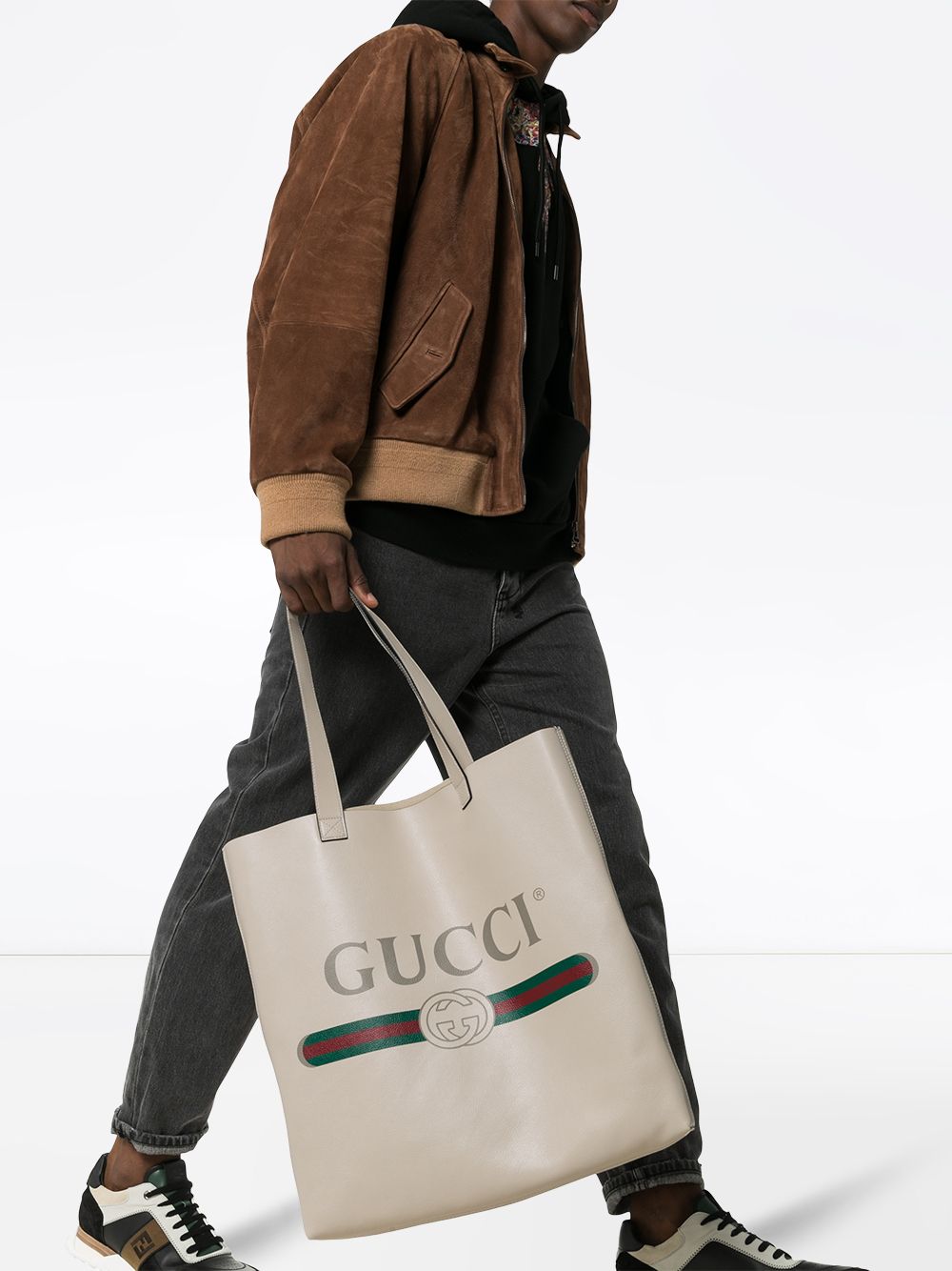 фото Gucci сумка-тоут с логотипом