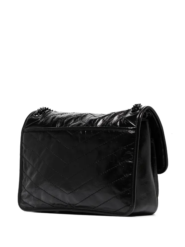 Saint Laurent Niki Chain Strap Bag - Black