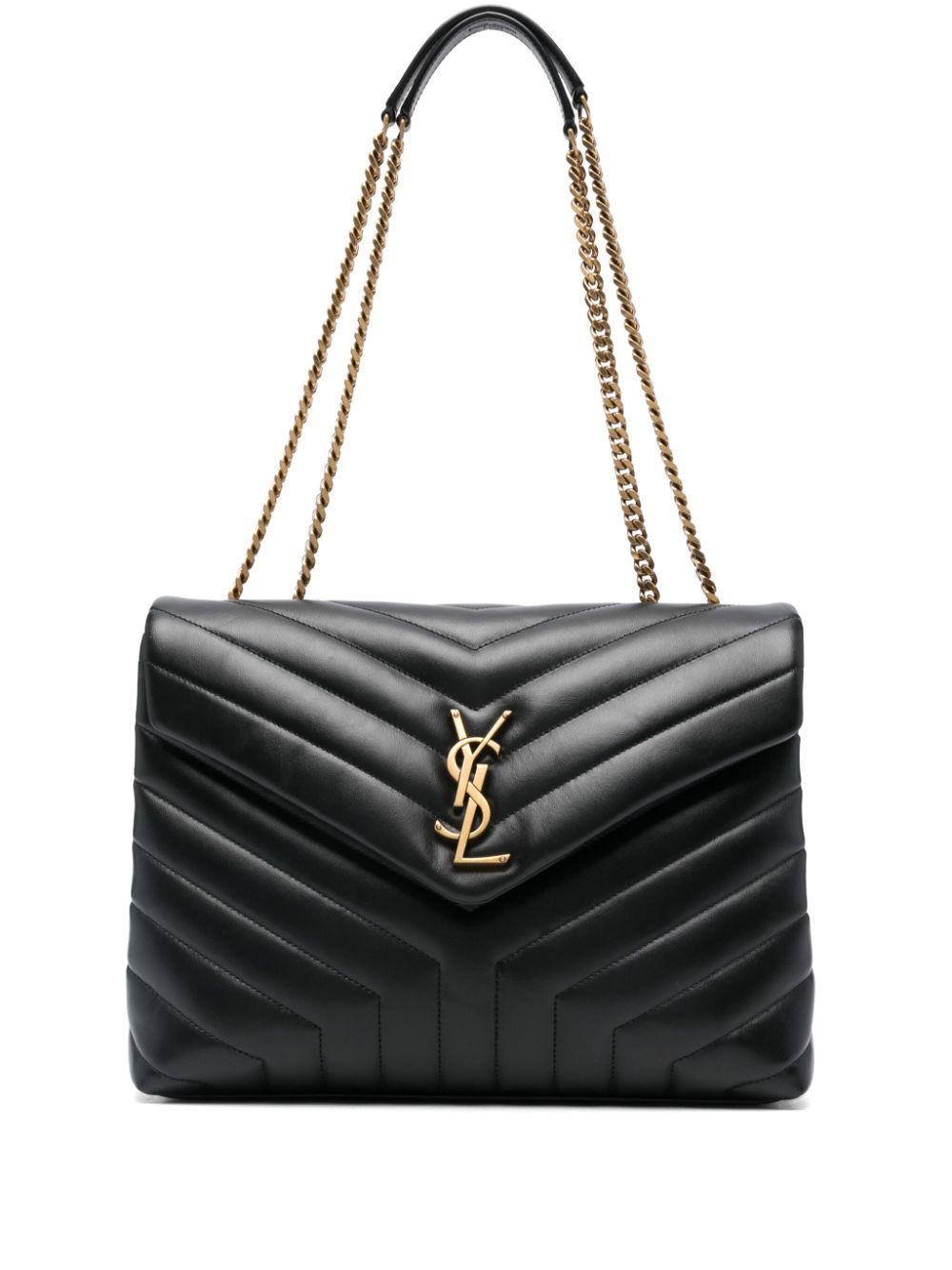 Saint Laurent Medium Loulou Shoulder Bag Black FARFETCH IE