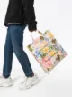 Image 2 of Gucci floral-print logo tote