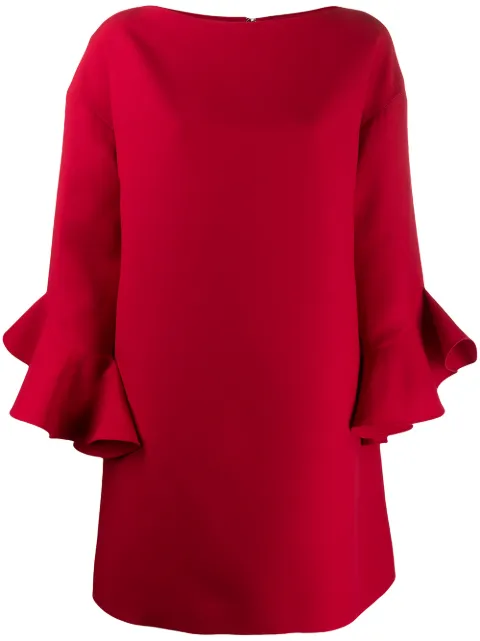 Valentino Garavani trumpet-sleeve shift dress