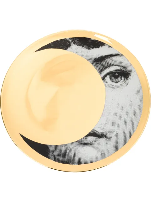 Fornasetti plato con cara estampada
