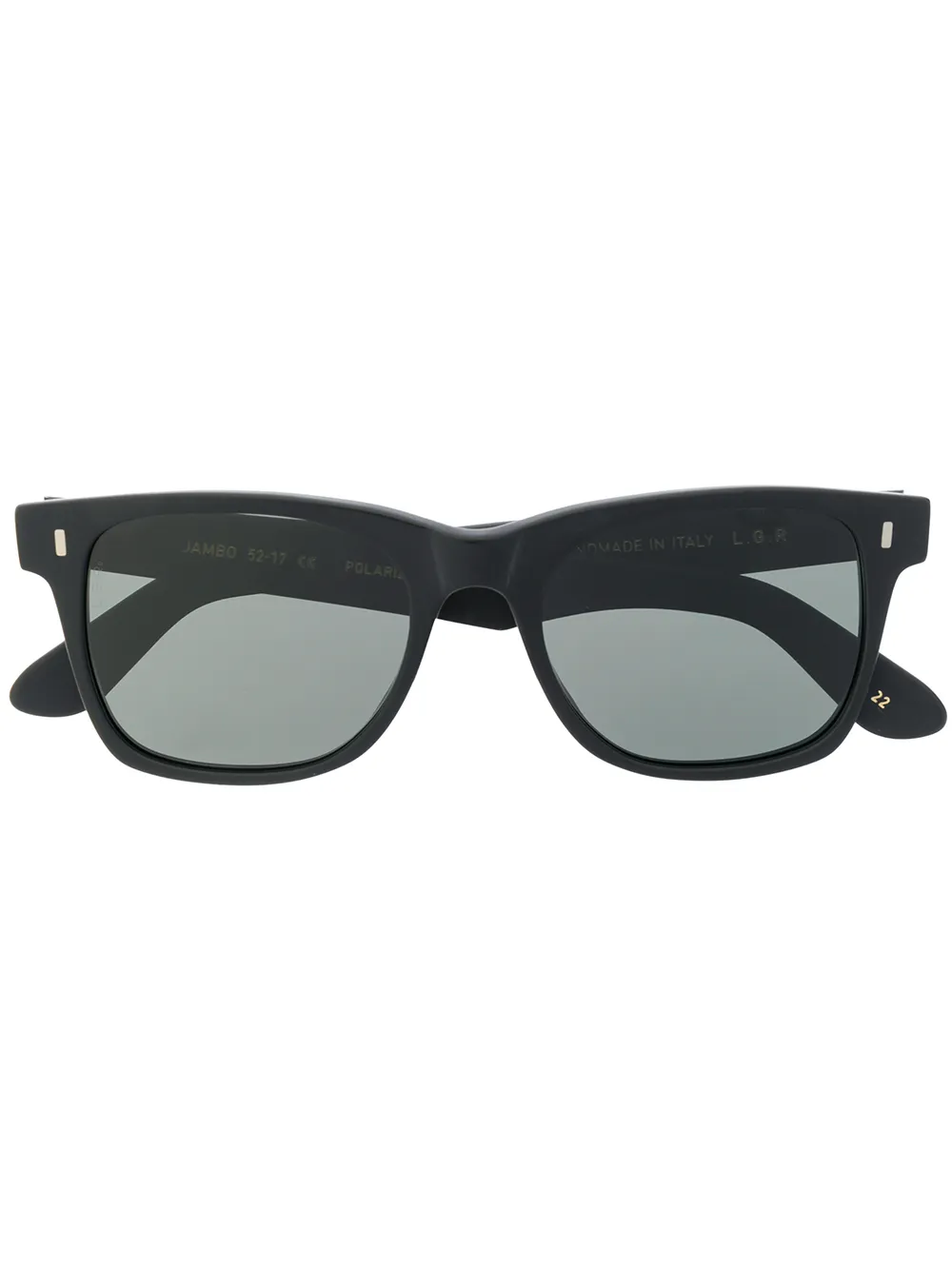 L.G.R Jambo square frame sunglasses | Black | Image 1